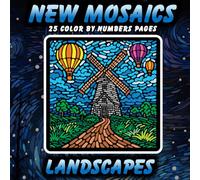 New Mosaics Coloring Book: Landscapes theme