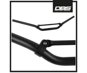 NEW MOTOCROSS 7/8" 22mm MX HANDLE BARS 6061 T6 ALUMINIUM MEDIUM BRACED BAR BLACK