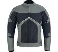 New Motorcycle Motorbike Jacket Summer Textile Air Mesh Armoured Men Biker (UK, Alpha, XL, Regular, Regular, Grey)