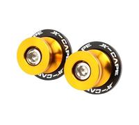 New Motorcycle Rear Wheel Rocker Swing Arm Parking Swingarm Spools Slider Stands Screw Compatible with Moto Morini XCape650 X-Cape 650 2023(8mm Gold)