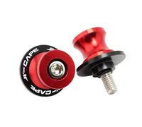 New Motorcycle Rear Wheel Rocker Swing Arm Parking Swingarm Spools Slider Stands Screw Compatible with Moto Morini XCape650 X-Cape 650 2023(10mm Red)