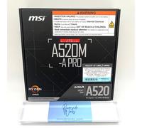 MSI A520M-A PRO motherboard AMD A520 Socket AM4 micro ATX
