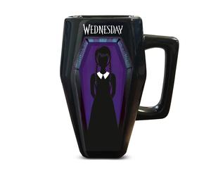 NEW MUG WEDNESDAY COFFIN SHAPED MUG BOXED NEW CERAMIC DISNEY
