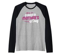 New Mum 1st Mothers Day | My First Mother's Day As A Mummy Raglan Baseball Tee