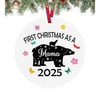 New Mum Gifts Christmas Ornament Pregnancy Gift After Birth Gender Reveal First Time Mummy Gift Mothers Day Baby Reveal Ideas Christmas Ornament Expecting Mum Ceramic Ornaments First Time Mums Decor