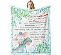 New Mum Gifts for Women, Mum to be Blanket 150x130CM, First Time Mum Gifts Ideas, Best Gift for New Mum After Birth, Pregnancy Gifts for Mum, Gender Reveal Gift, Mother Day Present for Mummy Birthday