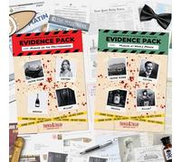 NEW Murder Mystery Game Bundle (2 Pack) - Cold Case Detective Kit & Crime Investigation - Immersive Evidence Pack with Online Clues - Game Night & Gift by Trench & Trilby