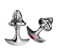 New Mushroom Anal Plug 33/48/58mm Metal Butt Plug Sphincter Training Anal Dilator Prostate Massager Sex Toys