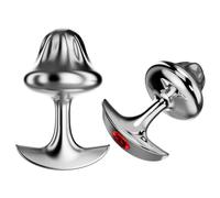New Mushroom Anal Plug 33/48/58mm Metal Butt Plug Sphincter Training Anal Dilator Prostate Massager Sex Toys