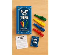 New Musical Guessing Party Game - Includes 4 Colourful Kazoos and 150 Song Challenges - Fun Group Game for Family Gatherings, Parties and Holidays