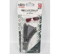 New N gauge Kato 20-241 Compact Right Hand Electric Turnout/Point R150mm 45 Deg