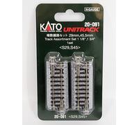New N gauge KATO Unitrack 20-091 29, 45mm Track Assortment 10 pieces - UK stock