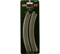 Kato Unitrack (R249-45) Curved Track 45 Degree 4pcs N Gauge 20-100
