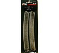 NEW N Kato #20-150 Unitrack 28 1/4"r R718-15 Curved Track 4 Pieces