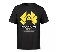 New Nak Plaza Inspired by Die Hard Soft Cotton Black Men's T-Shirt(Black,4XL)