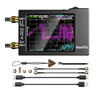 New NanoVNA-H Vector Network Antenna Analyzer 2.8" Display 10KHz-1.5GHz MF HF VHF UHF SWR With SD Card Slot Digital Nano