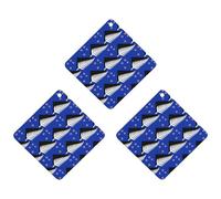 New National Flag of New Zea-land Car Air Freshener 3-pack Aromatherapy Tablets Hanging Scented Cards for Rooms Bathrooms Wardrobe Rhombus