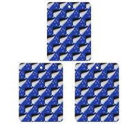 New National Flag of New Zea-land Car Air Freshener 3-pack Aromatherapy Tablets Hanging Scented Cards for Rooms Bathrooms Wardrobe Square