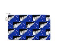 New National Flag of New Zea-Land Coin Purse Small Wallets with Zippered Key Ring Cute Wallet