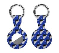New National Flag of New Zea-land Compatible with Airtag Locator Silicone Protective Case with Keychain 1PCS