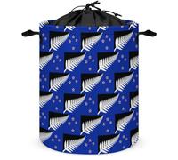 New National Flag of New Zea-land Laundry Basket Large Foldable Dirty Clothes Hamper Drawstring And Handles for Toys Blankets Towel