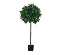 New Natural Stem Artificial Topiary Sweet Bay Leaf Ball Lollipop Tree 4ft