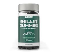 New Nature Shilajit Gummies with Ashwagandha - Vegan, Blackcurrant