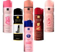 New NB French Crystal Perfume Spray Pour Femme, Feminine Mix, 200ml, 6 Pack