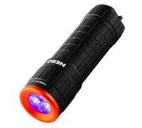 NEBO Torchy UV - UV Black Light Inspection Torch - Compact, Mini Battery Powered Portable Hand Torch with Ultra Violet Light for Manual Work & Close Inspection