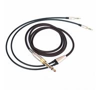 NEW NEOMUSICIA Replacement Cable Compatible with Hifiman HE4XX, HE-400i (The Latest Version with Both 3.5mm Plug) Headphones 3.5mm / 6.35mm to Dual 3.5mm Jack Male Cord 1.2m/4ft