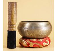 New Nepal Handmade Tibetan Singing Bowl Set Decorative-wall-dishes Resonance Singing Bowl(11CM)