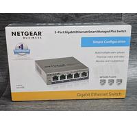 NEW NetGear GS105E ProSafe 5-Port RJ45 Gigabit Ethernet Managed Desktop Switch