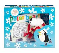 New Never Touch a Polar Bear Plush Toy & Book Set - Interactive Sensory Storybook with Textured Pages and Soft Cuddly Polar Bear, Fun Learning & Play Gift for Babies,Children -A07