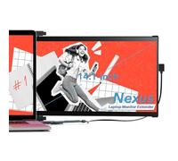 New Nexus 14.1'' FHD 1080p Laptop Screen Extender, USB Type-C/HDMI Ports, Portable Monitor for 14'' to 17 Inch Laptops, Compatible with macOS/Windows/Apple/Android/Switch(Black)