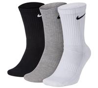 ~NEW Nike 3 Pack Socks Everyday, Cotton Cushioned Crew Mens 11 12 13 14.5 swoosh