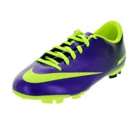 New Nike JR Mercurial Victory IV FG Purple/Volt Boys 1