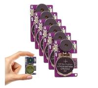 New Noise War Cricket Sound,Cricket Noise Maker,Funny Office Pranks For Adults,Cricket Noise Items With 16 Sounds Noise Beeping Maker Hidden Cricket Noise Stuff For Home School Party(Purple,6PC)