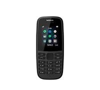 New Nokia 105 Burner Sim Free Unlocked Phone 4th Edition-Black New