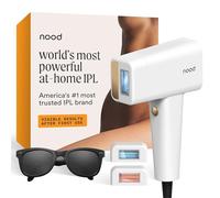 NEW Nood™ Flasher Pro - IPL Laser Hair Removal Device for Women & Men with Sapphire Cooling - Pain-free & Permanent, Visible Results After First Use & Works Everywhere Hair Grows - Gloss White