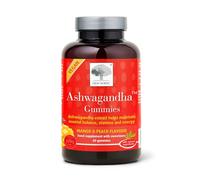 New Nordic Ashwagandha Gummies, Root Extract Supplement, Mango & Peach Flavour, Vegan, 60 Gummies