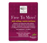 New Nordic Free to Move Joint Cartilage, Muscles & Bones 60 Tablets x 1 Packs