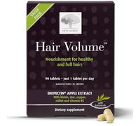 New Nordic Hair Volume 90 Tablets - Clinically Proven Growth Vitamins - Biotin, Zinc & Apple - for Women & Men