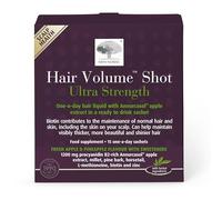 New Nordic Hair Volume Shot Ultra Strength, Liquid Supplement with Biotin, Zinc & Copper, Hair Support, Apple & Pineapple Flavour, 15 Sachets