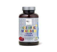 New Nordic Kids Magic Magnesium 180 Chewable Tablets, Magnesium Calcium Vitamin D, Forest Berry Flavour, Sugar and Lactose Free, Suitable from Age 3