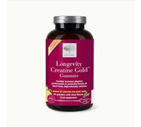 New Nordic Longevity Creatine Gold Gummies, 3g Creatine, Performance Support, Citrus Flavour, Vegan, 90 Gummies