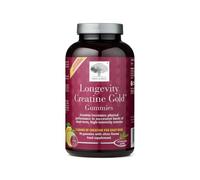 New Nordic Longevity Creatine Gold Gummies, Citrus Flavour, No Powder, 90ct
