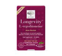 New Nordic Longevity L-Ergothioneine Tablets, Antioxidant with Vitamins & Minerals, Cognitive & Cell Support, 30 Tablet