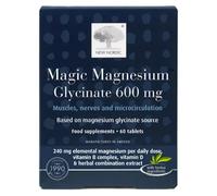 New Nordic Magnesium Glycinate 600mg Sleep Nerve & Electrolyte Balance 60ct