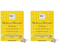 New Nordic Melissa Dream - Melatonin-Free Natural Sleep Aid & Insomnia Relief for Adults - Magnesium & Chamomile - 100 Herbal Sleeping Tablets (Pack of 2)