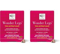 New Nordic Wonder Legs, High-Strength Pine Bark & Red Vine Leaf Extract with Vitamin C, Supports Normal Circulation & Vein Function, 60 Vegan Tablets (Pack of 2)